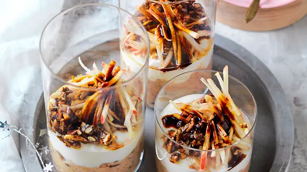Weihnachts-Bircher in drei Gläsern - Foto: LECKER @ Bauer Media Group