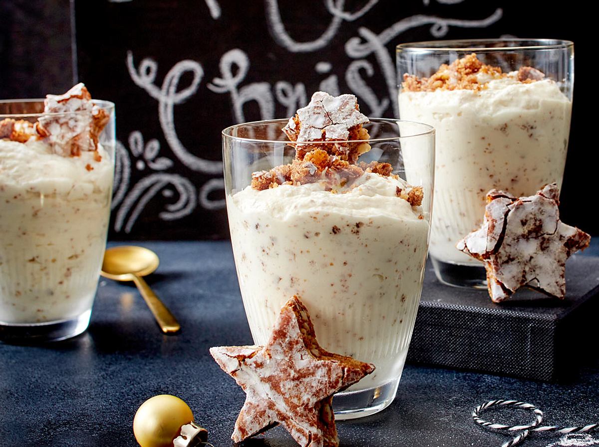 Weihnachtsdesserts zum Vorbereiten: Elisenlebkuchen-Mousse