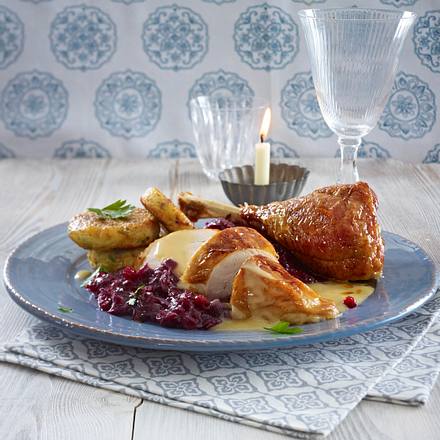 Weihnachtspute in Orangensahne Rezept Weihnachtspute in Orangensahne Rezept