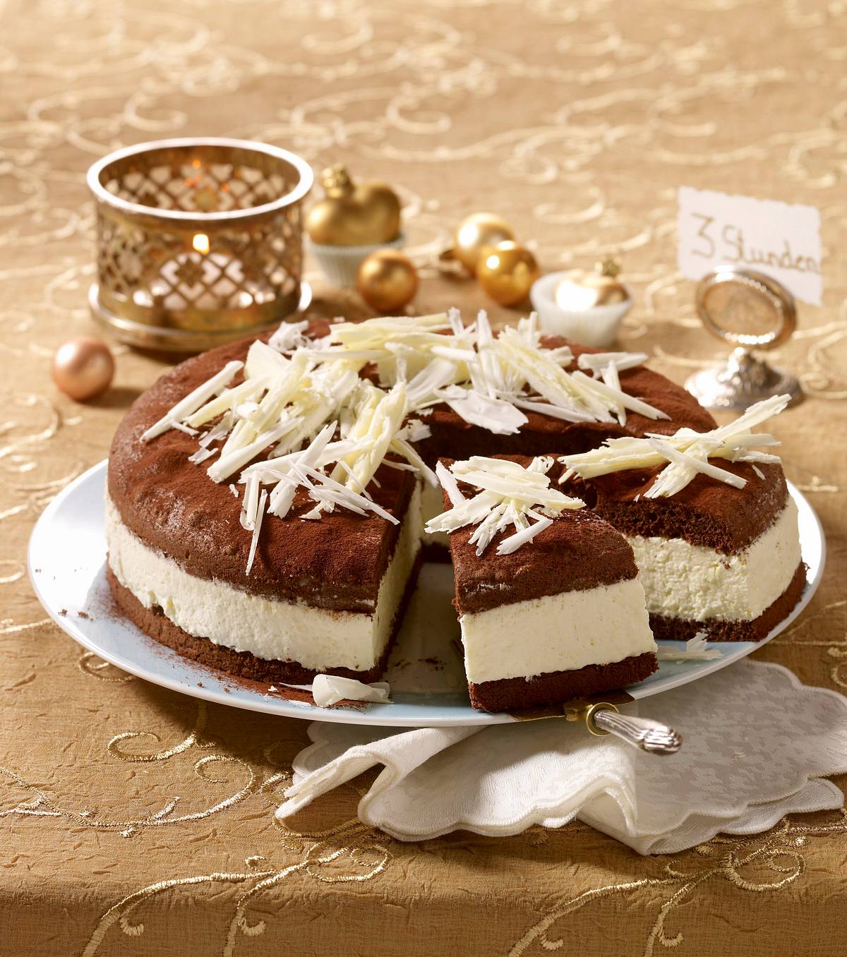 Weiße Lebkuchen-Schokoladen-Torte Rezept