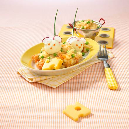 Weiße Mäuse im Gemüsebett Rezept Weiße Mäuse im Gemüsebett Rezept