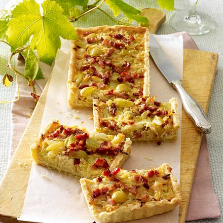 Weißkraut-Silvaner-Quiche Rezept Weißkraut-Silvaner-Quiche Rezept