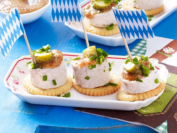 Weißwurstscheiben mit süßem Senf Rezept Weißwurstscheiben mit süßem Senf Rezept