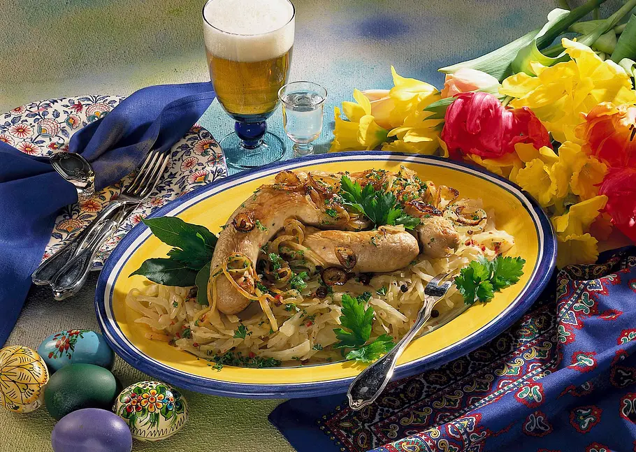 Weißwurst auf Weißkraut Rezept Weißwurst auf Weißkraut Rezept