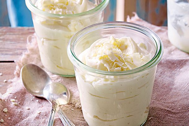 Weißer Schokopudding Rezept Weißer Schokopudding Rezept