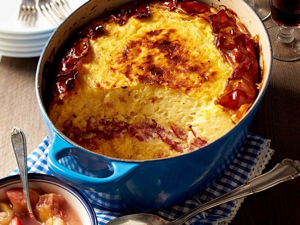 Westfälische Potthucke mit Apfel-Ingwer-Kompott Rezept
