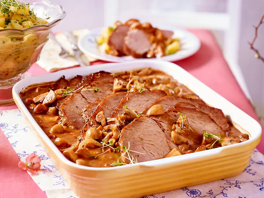 Wiener Rahmbraten vom Kalb Rezept Wiener Rahmbraten vom Kalb Rezept