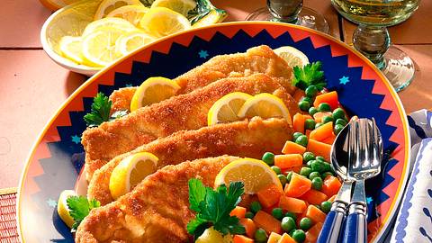 Wiener Schnitzel mit Gemüse Rezept - Foto: Neckermann