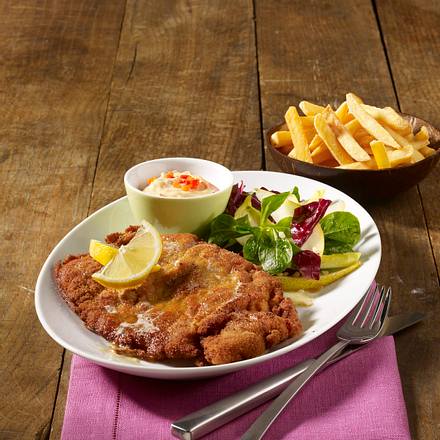 Wiener Schnitzel Mit Herbstsalat Rezept Lecker