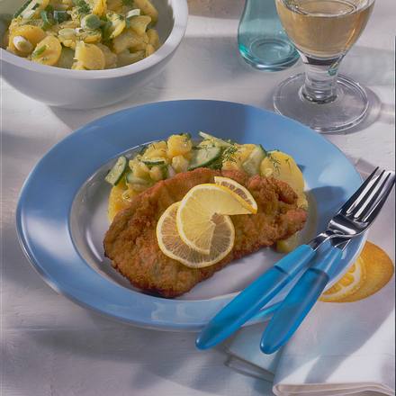 Wiener Schnitzel mit Kartoffelsalat Rezept