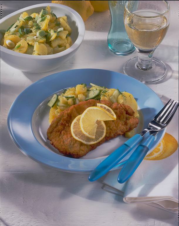 Wiener Schnitzel Mit Garnitur — Rezepte Suchen