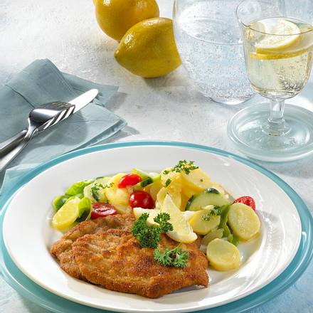 Wiener Schnitzel mit Kartoffelsalat Rezept