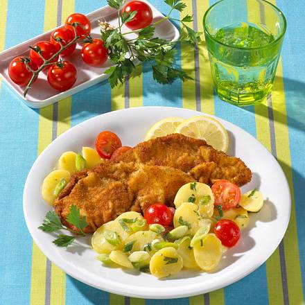 Wiener Schnitzel mit Kartoffelsalat Rezept