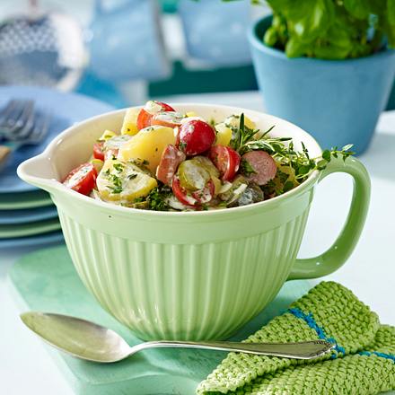 Wiener-Würstchen-Kartoffelsalat Rezept Wiener-Würstchen-Kartoffelsalat Rezept