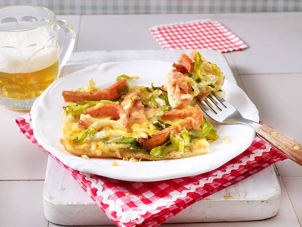 Wiesn-Flammkuchen Rezept Wiesn-Flammkuchen Rezept