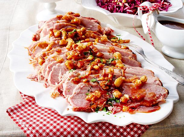 Wikingerbraten mit Biersoße und Knusperkruste Rezept Wikingerbraten mit Biersoße und Knusperkruste Rezept