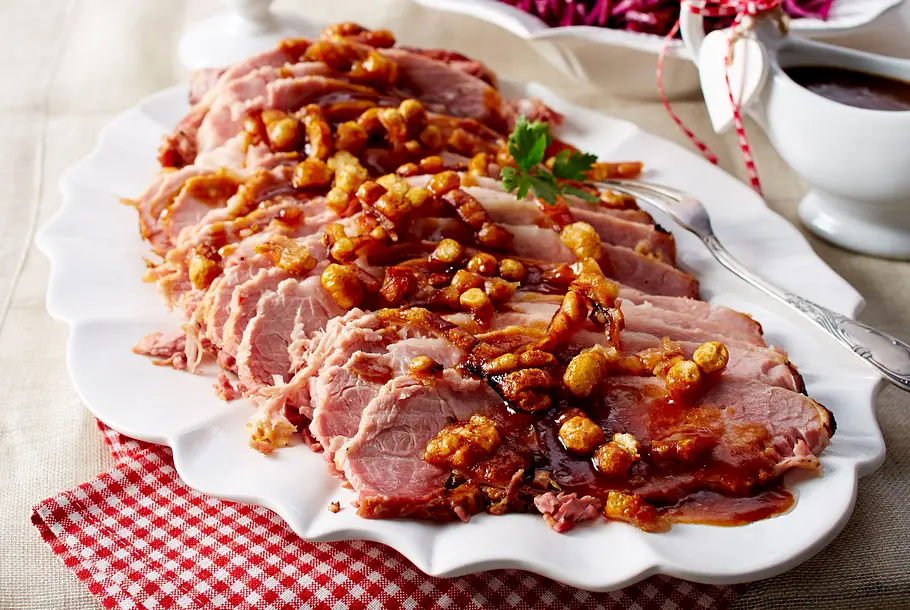 Wikingerbraten mit Biersoße und Knusperkruste Rezept Wikingerbraten mit Biersoße und Knusperkruste Rezept