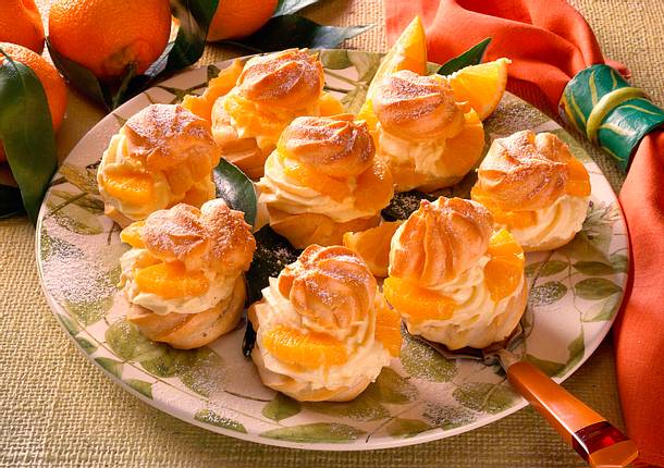Windbeutel mit Fruchtcreme Rezept Windbeutel mit Fruchtcreme Rezept