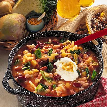 Winterlicher Bohnentopf Rezept Winterlicher Bohnentopf Rezept