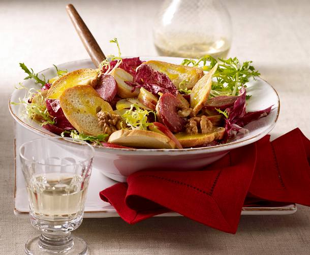 Winterlicher Brotsalat Rezept Winterlicher Brotsalat Rezept