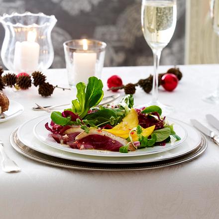 Wintersalat mit Gänsebrust Rezept