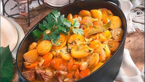 Winzertopf mit Lamm Rezept - Foto: House of Food / Bauer Food Experts KG
