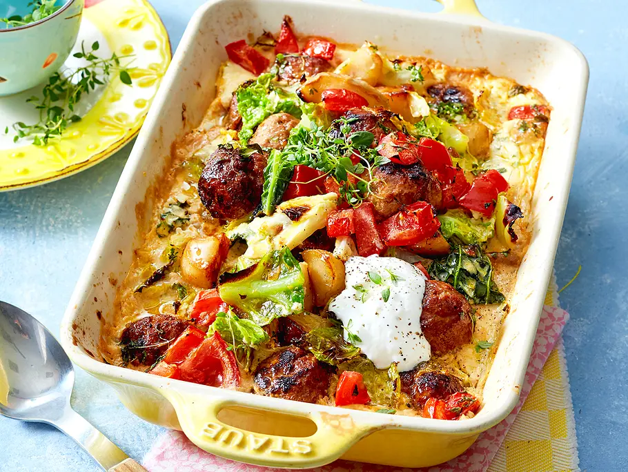 Wirsing-Hack-Auflauf Rezept