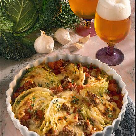 Wirsing-Hackauflauf Rezept Wirsing-Hackauflauf Rezept