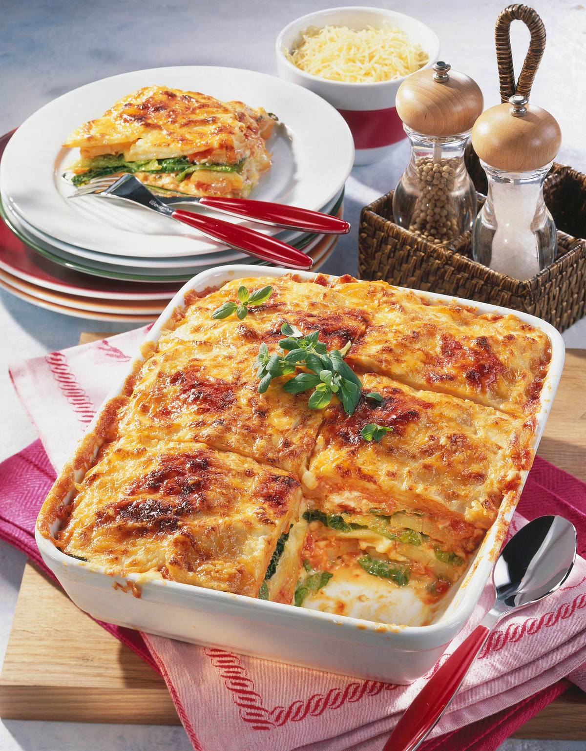 Wirsing-Kartoffel-Lasagne Rezept