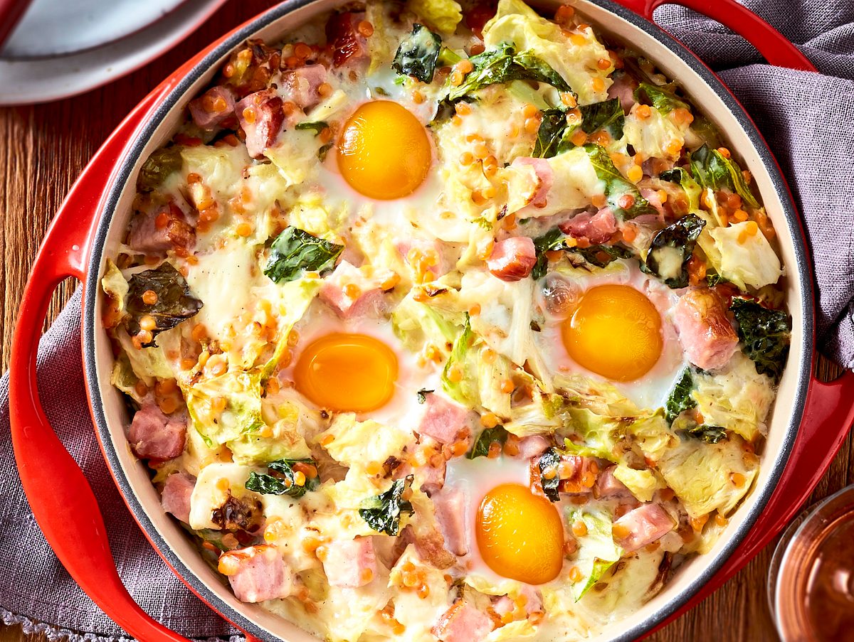 Wirsing-Kasseler-Shakshuka Rezept