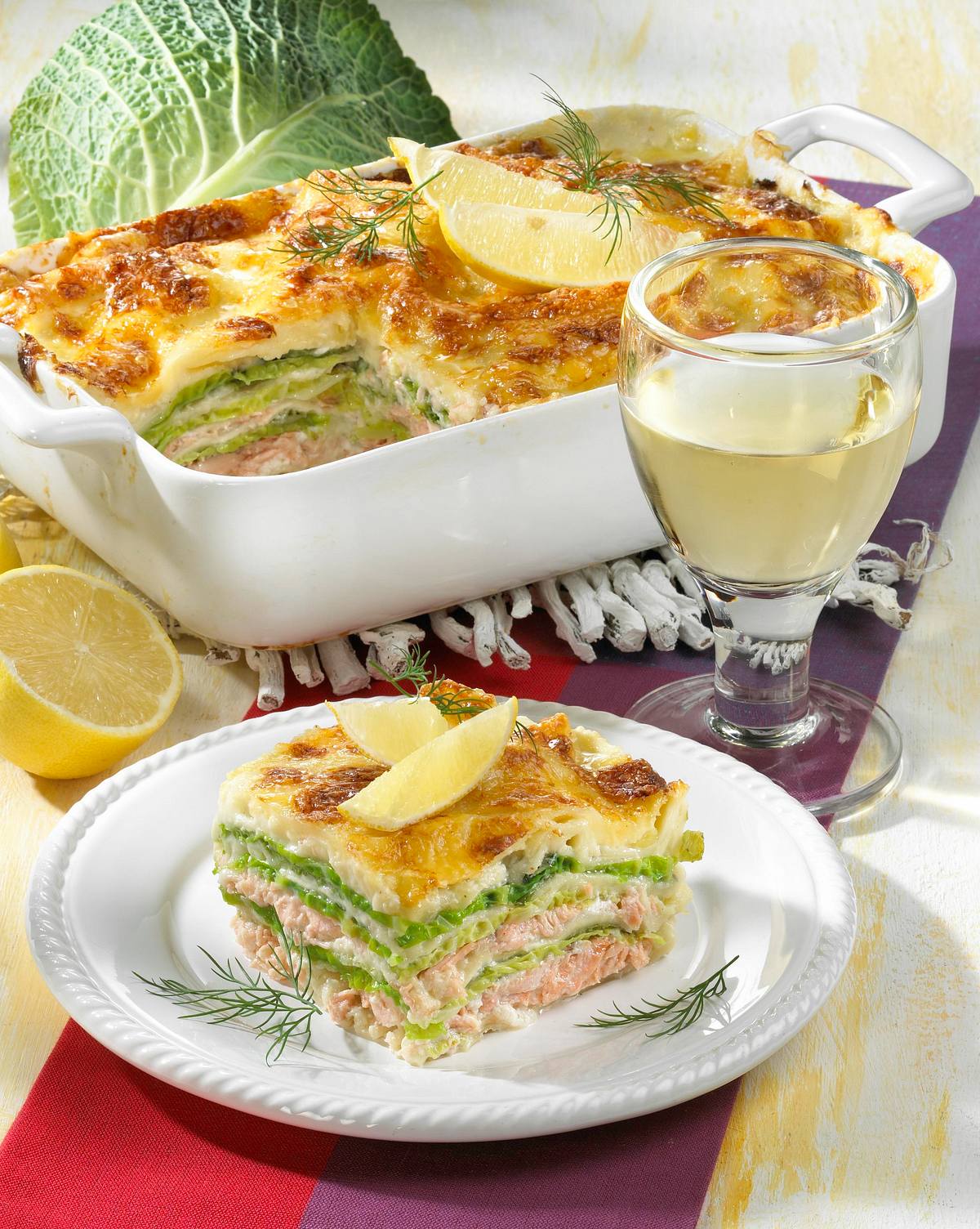 Wirsing-Lachs-Lasagne Rezept