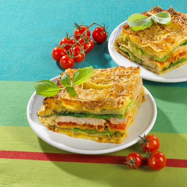 Wirsing-Lasagne mit Hähnchen Rezept Wirsing-Lasagne mit Hähnchen Rezept