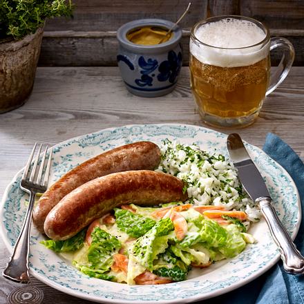 Wirsinggemüse zu Bratwürsten Rezept Wirsinggemüse zu Bratwürsten Rezept