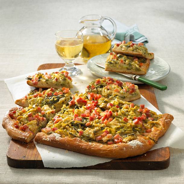 Wirsingkuchen mit Schinken Rezept