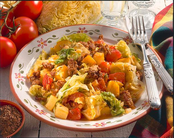 Wirsingpfanne Rezept Wirsingpfanne Rezept