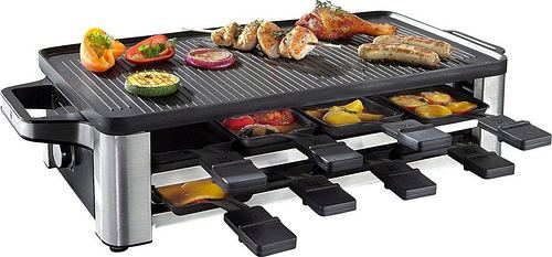 WMF Raclette LONO, 8 Raclettepfännchen, 1500 W