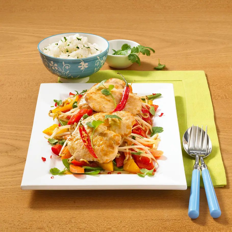 Wok-Schnitzel Rezept Wok-Schnitzel Rezept