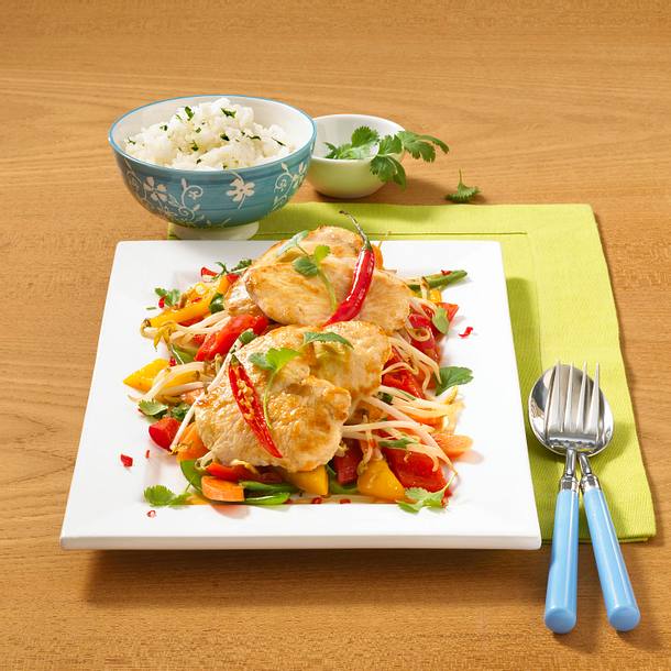 Wok-Schnitzel Rezept Wok-Schnitzel Rezept