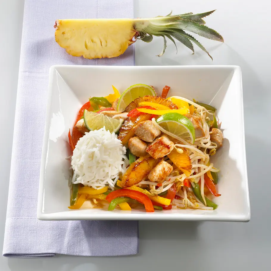 Wokgemüse mit Pute Rezept