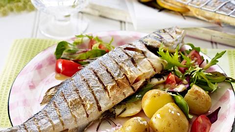 Wolfsbarsch mit Kräuterfüllung Rezept - Foto: House of Food / Bauer Food Experts KG