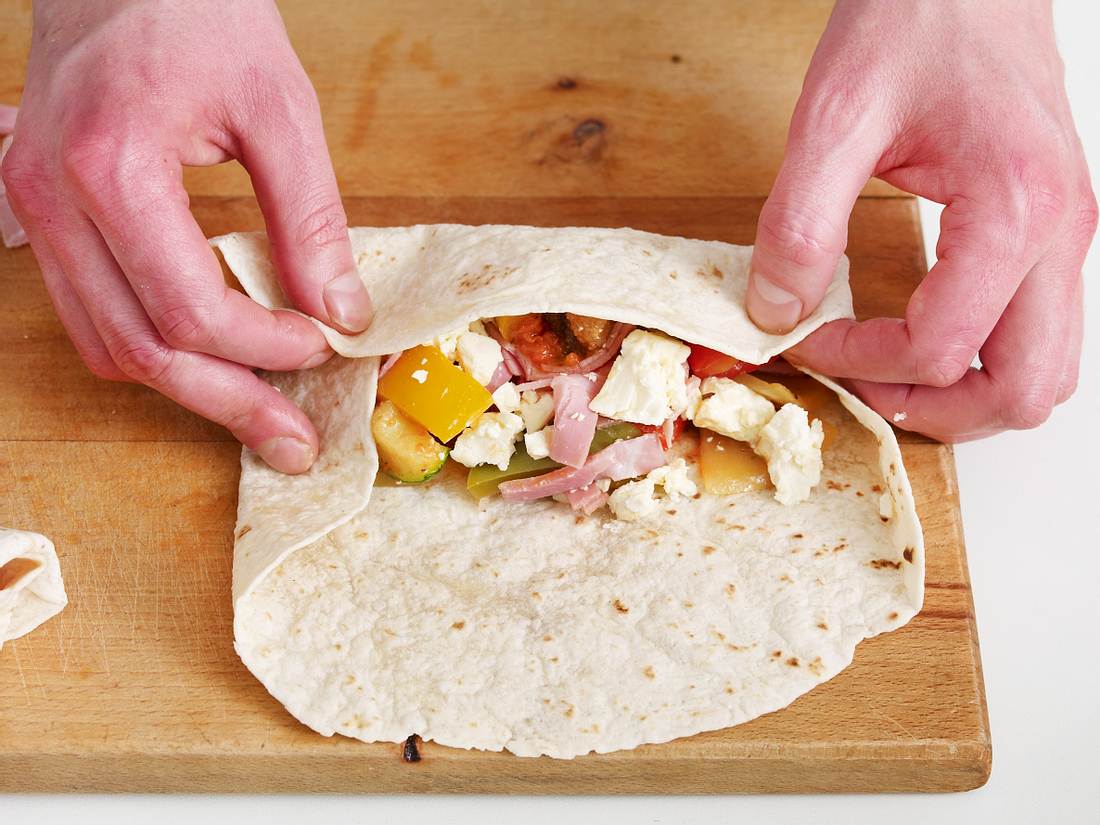 Wrap falten so einfach geht's LECKER