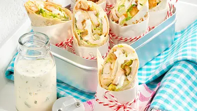 Wraps mit Caesar Salad Rezept - Foto: LECKER @ Bauer Media Group