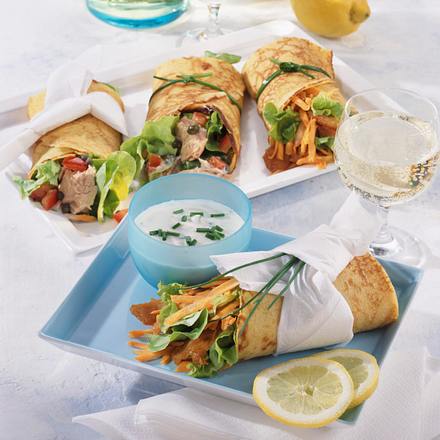 Wraps mit Geflügel und Thunfischcreme Rezept