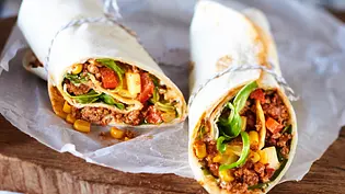 Wraps mit Hackfleisch Rezept - Foto: LECKER @ Bauer Media Group Wraps mit Hackfleisch Rezept - Foto: LECKER @ Bauer Media Group