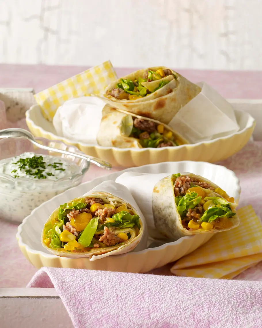 Wraps mit Mangocurry Rezept Wraps mit Mangocurry Rezept