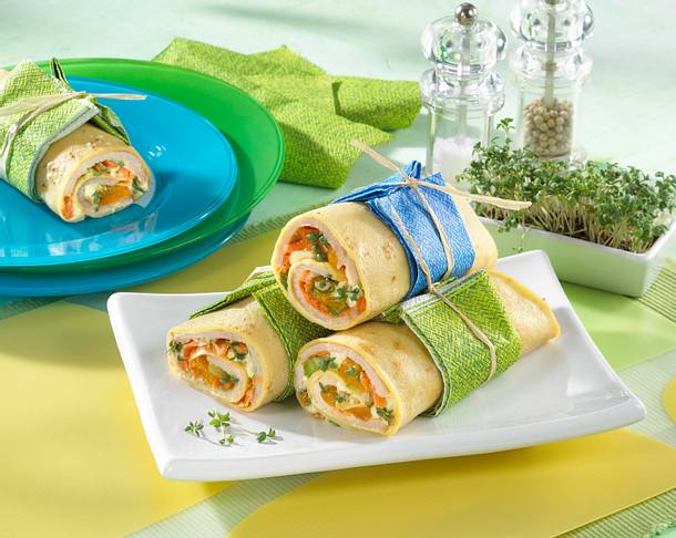 Wraps mit Putenbrust Rezept Wraps mit Putenbrust Rezept