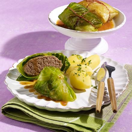 Würzige Kohlrouladen Rezept Würzige Kohlrouladen Rezept