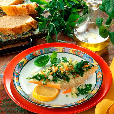 Würzige Kräuterschnittchen Rezept Würzige Kräuterschnittchen Rezept
