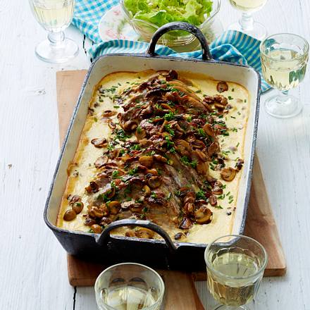 Würziger Camembertbraten Rezept Würziger Camembertbraten Rezept