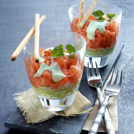 Würziger Lachscocktail Rezept